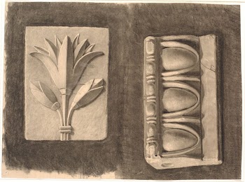 Drawing after plaster.Two ornamental fragments | Free Photo - rawpixel
