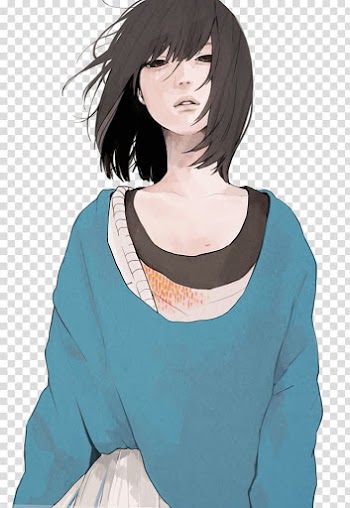 Drawing Anime Manga Female, Anime transparent background PNG clipart