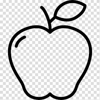 Drawing Apple Fruit Food, apple with worm transparent background PNG clipart