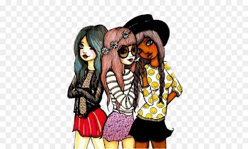 Drawing, Art, Painting, Cartoon, Interaction PNG