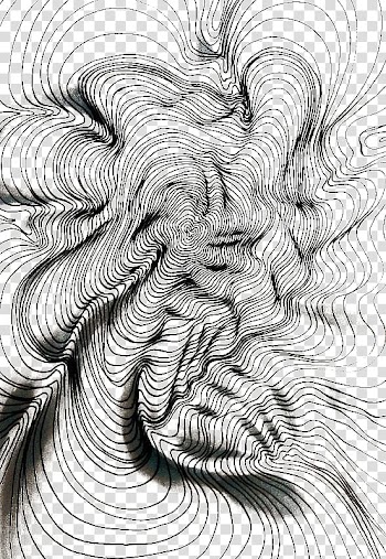 Drawing Artist Pattern, contour line transparent background PNG clipart
