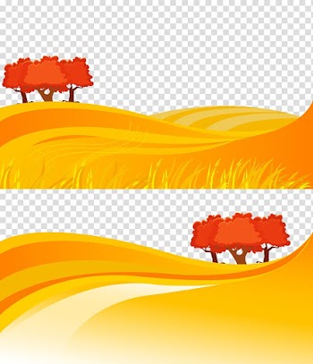 Drawing, Autumn scenery free to pull transparent background PNG clipart