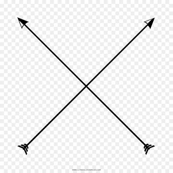 Drawing Bow and arrow Crusades - Arrow 