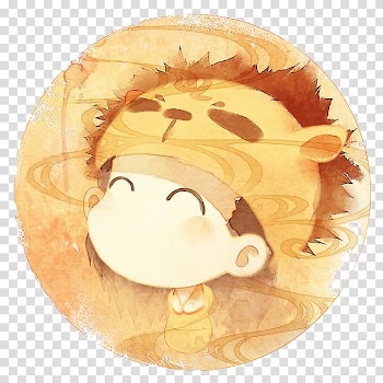 Drawing Cartoon Illustration, Hand-painted Leo transparent background PNG clipart