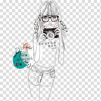 Drawing Cartoon Model sheet, Beauty line transparent background PNG clipart