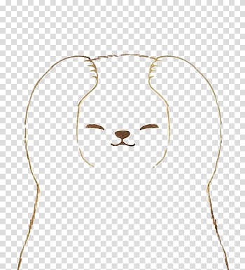 Drawing, Cartoon white bear transparent background PNG clipart