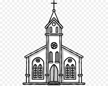 Drawing Chapel Church - Hand-painted church 