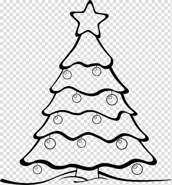 Drawing Christmas tree , mango tree transparent background PNG clipart