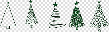 Drawing Christmas tree Sketch, Christmas tree transparent background PNG clipart