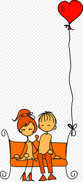 Drawing Clip art - Cartoon couple 
