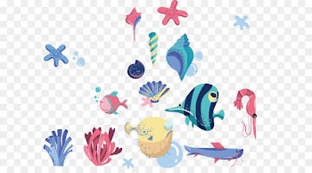 Drawing Clip art - Vector tropical fish 