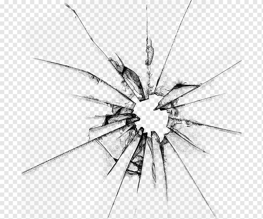 Drawing, crack, white, effect, triangle png