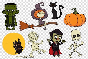 Drawing , creative halloween transparent background PNG clipart