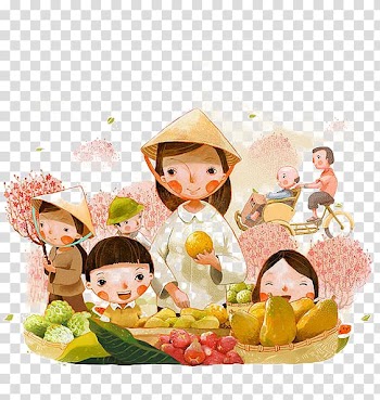 Drawing Digital illustration Art Illustration, Orchard Harvest transparent background PNG clipart