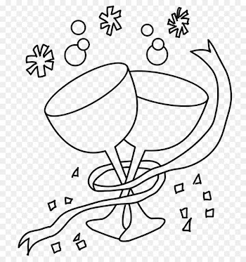 Drawing Doodle Image Sketch Illustration - champagne 