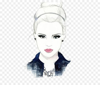 Drawing, Fashion Illustration, Art, Face, Hair PNG