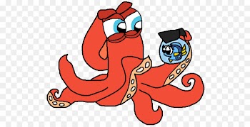 Drawing, Finding Nemo, Walt Disney Company, Cartoon, Octopus PNG