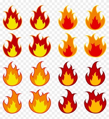 Drawing Fire Flame Clip Art - Drawing Fire Flame Clip Art