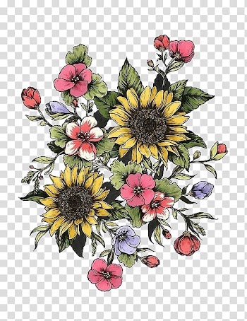 Drawing Flower Watercolor painting Art Sketch, flower transparent background PNG clipart