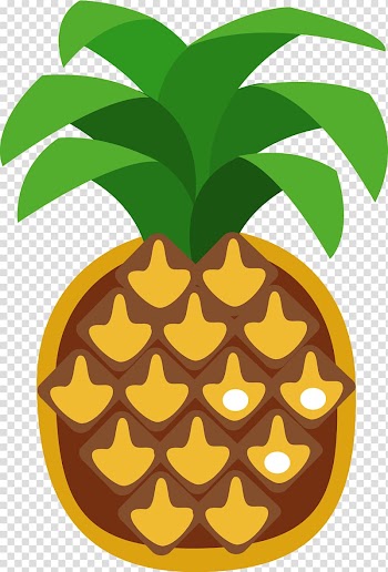 Drawing Fruit , Flat fruit pineapple transparent background PNG clipart