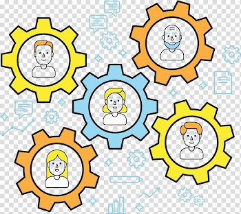 Drawing Gear Project , Color gears transparent background PNG clipart