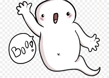 Drawing, Ghost, Art, Line Art, White PNG