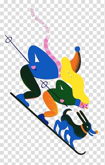 Drawing GOLDEN COSMOS Illustration, Abstract skiing transparent background PNG clipart