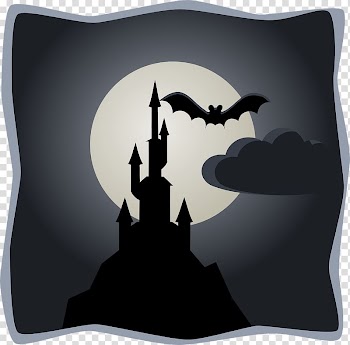 Drawing , haunted house transparent background PNG clipart