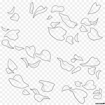 Drawing Illustration Sketch Flower Watercolor painting - brushstroke transparent background 