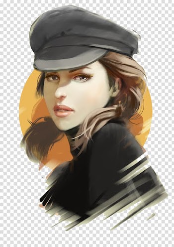 Drawing Illustration, watercolor cap beauty warrior transparent background PNG clipart