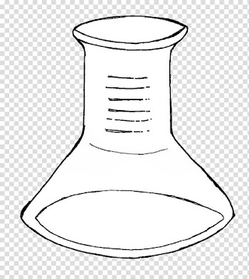 Drawing Line art , Beaker transparent background PNG clipart