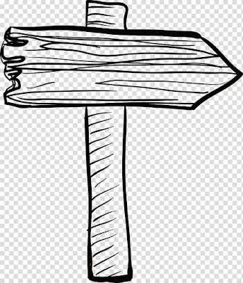 Drawing Line art, Hand drawn direction card transparent background PNG clipart