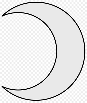 Drawing Line art Moon Lunar phase Crescent - moon 