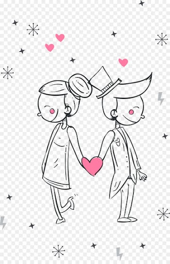 Drawing Love Image Wedding Vector graphics - caring 