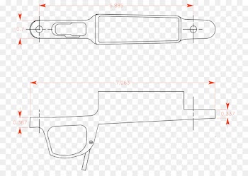 Drawing /m/02csf Firearm Diagram Angle - badget pattern 