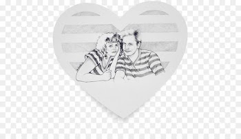 Drawing /m/02csf Heart Product Character - ballpoint illustration 