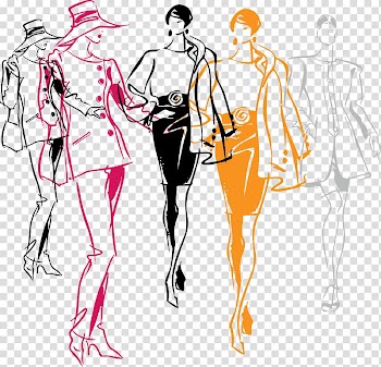 Drawing Magazine de mode Vogue, line transparent background PNG clipart