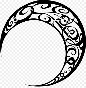 Drawing Moon Art Clip art - tattoo 