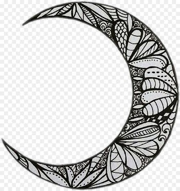 Drawing, Moon, Art, Leaf, Circle PNG