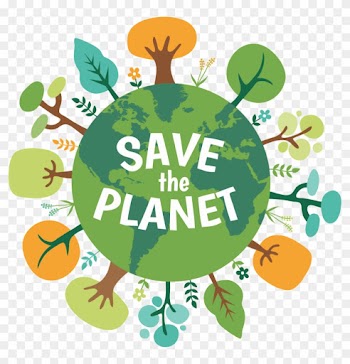 Drawing Mother Nature Cultural Slogans - Protect Earth