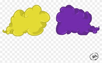 Drawing Nimbus Cloud Stratus Purple - Drawing Nimbus Cloud Stratus Purple