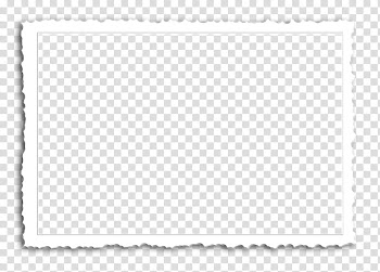 Drawing of a paper frame transparent background PNG clipart