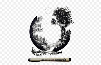 Drawing Pen Painting Illustration - Stroke pen 