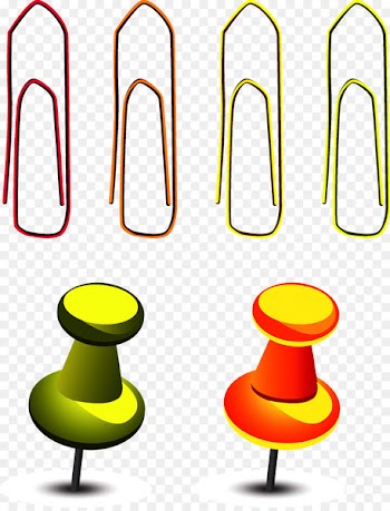 Drawing pin Stationery Clip art - Zigzag pushpin 