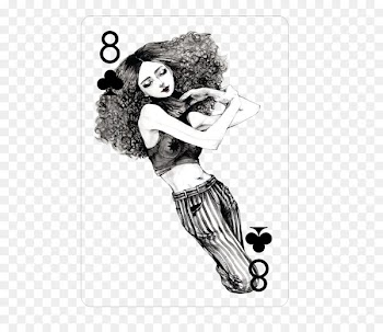 Drawing, Playing Card, Fashion Illustration, Cartoon PNG