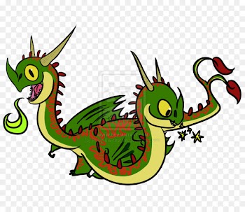 Drawing Playmobil Ruffnut and Tuffnut with Barf and Belch Eructation Dragon - dragon 