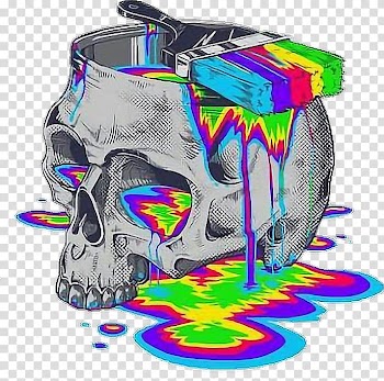 Drawing Psychedelic art Cannabis Painting, cannabis transparent background PNG clipart