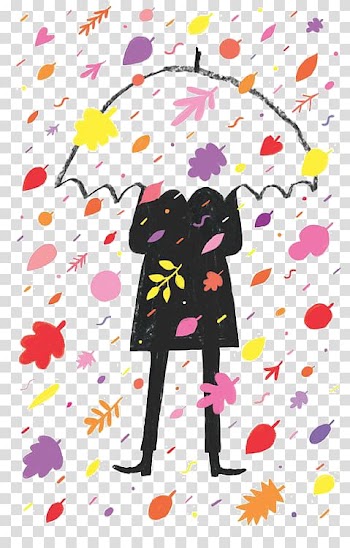 Drawing Rain Illustration, Umbrella man transparent background PNG clipart