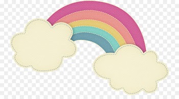 Drawing Rainbow Cartoon - Cartoon clouds painted rainbow 