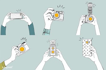 Drawing set of hands taking photos | Free stock vector - 315226